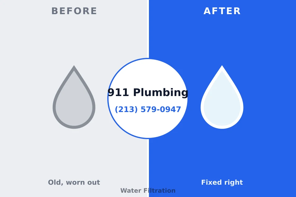 Before and after: plumbing company Watonga, OK